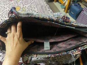 Abstract Print Large Tote Handbag