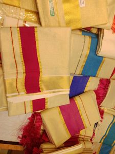 Onam Kerala Kasavu Saree