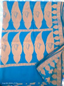 Peacock Green Saree