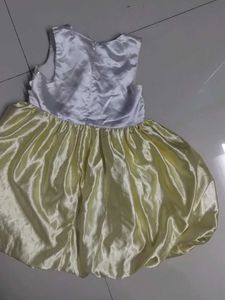 Cute Yellow Flower Girl Dress