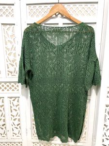 ✈️Imported Green Knit Top (C)