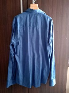 Boy&#39;s Blue Patterned Shirt