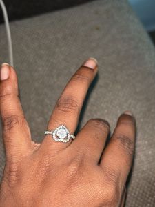 Heart Halo Ring