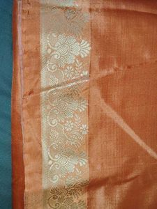 Orange 🧡 🧡 Pure Silk Saree
