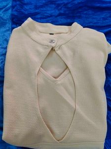 Elegant Cutout Midi Dress