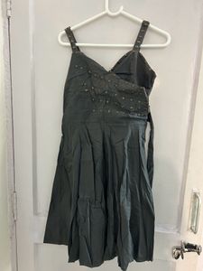 Military Green Mini Dress