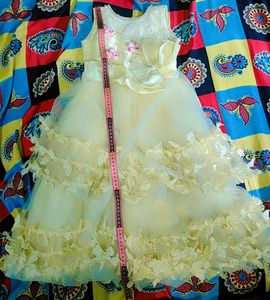 Yellow Flower Girl Dress