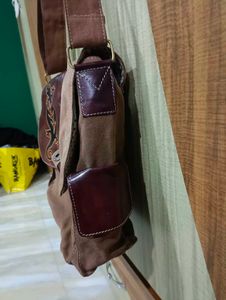 Imported Crossbody Bag with Lizard Design