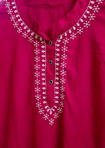 Pink Kurti Top 💗💗