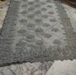 Silver Embellished Saree Net Work 🤑