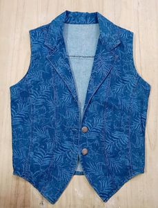 🎉Sale 🎉Denim Jacket For Women With Floral Design
