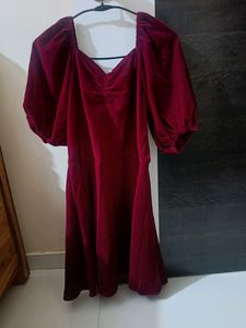 RED VELVET DRESS Only worn Once