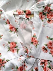 Floral Print Cut-Out A-Line Dress 👗