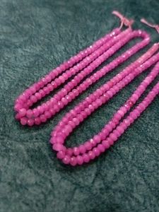 Pink Faceted Bead Strands