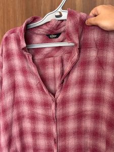 Plaid Button-Down Shirt