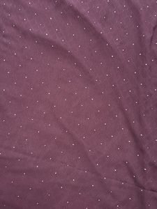 Burgundy Georgette Stone Work Saree