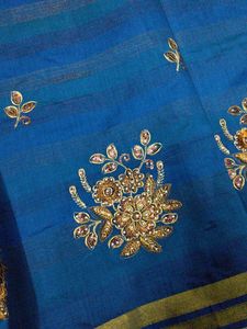 Blue Saree