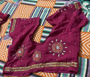 Heavy Embroidered Party Wear Saree