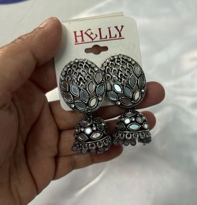 oxidized Jhumka Earrings
