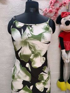 Unused Floral Print Bodycon Maxi