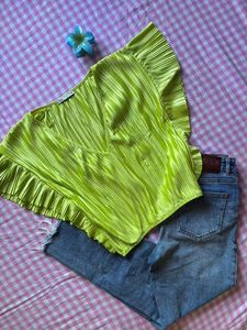 Zara V Neck Top