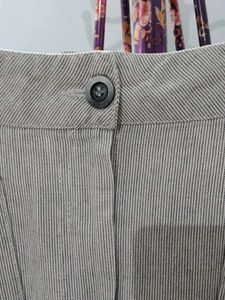 cotton Button Detail Skirt