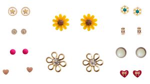 Combo 10 pairs Earrings Set for Women