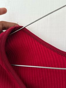 Chic Ribbed V-Neck Long-Sleeve Bodysuit