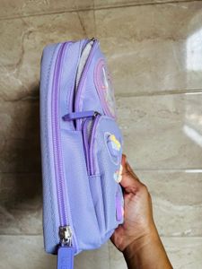 Purple - Double Layered Stationery Pouch