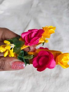 Floral Haldi Bangles