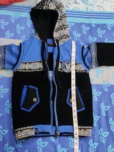 Woolen Jacket With Inner Sweater