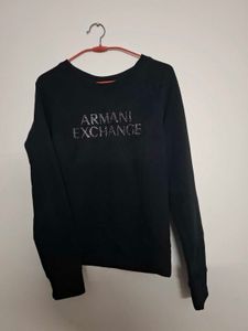 Armani Exchange Black Sweatshirt