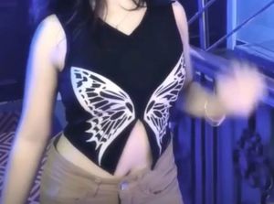 Butterfly Wing Crop Top
