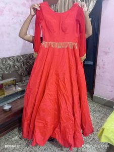 Red &amp; Gold Gaown