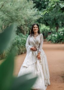 Elegant White Lehenga Choli