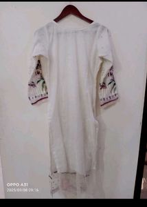 Partywear Pakistani Suit With Ruffled Dupatta