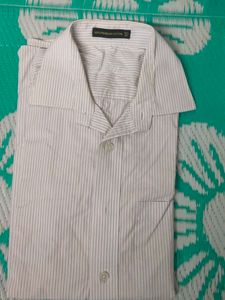 Louis Philippe - Striped Cotton Shirt