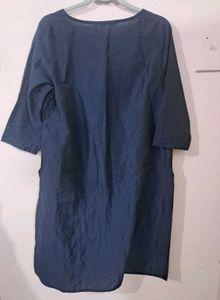 Blue Printed Kurta