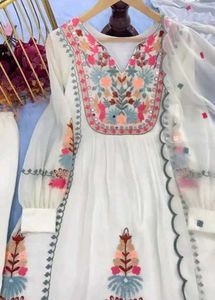 Designer White Dress