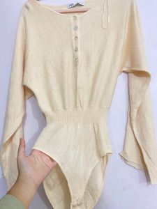 ZARA Bodysuit Top