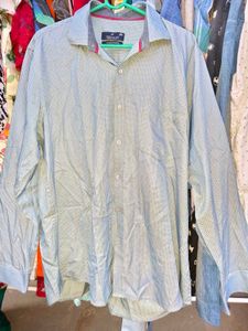 Men's Patterned Casual Shirt XXL 44 cm