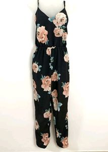 Forever 21 Floral Blogger Style Jumpsuit