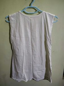 Grid Print Sleeveless Top