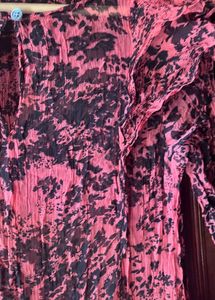 Floral Print Ruffle Dress
