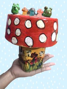 Mushroom Pen Holder – Cute Desk Organizer fo