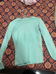 Turquoise Long Sleeve Top