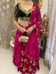 Stunning Pink Lehenga Choli