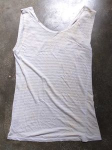 Benetton Striped Tank Top