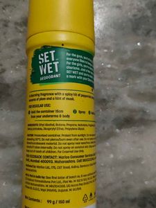 Set Wet Deodorant &#39;Charm Avatar&#39; Peppermint Punch