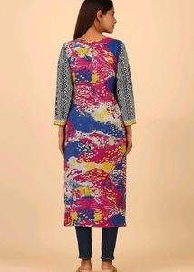 Blue Kurta With Bottom 💫